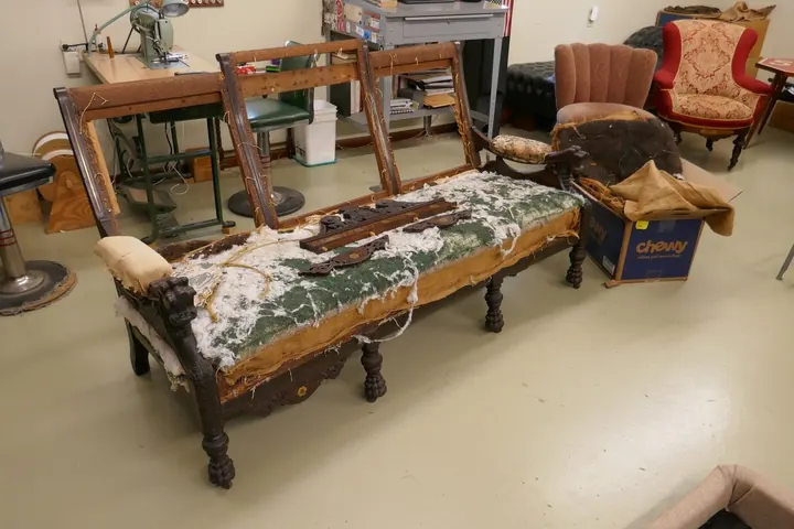 Only a few of these sofas were made with only three known to exist.
