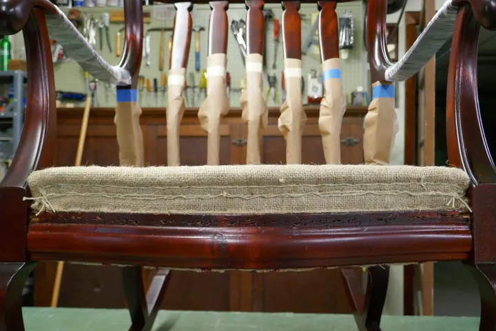 This firm edge of support is crucial in posturing a chair.