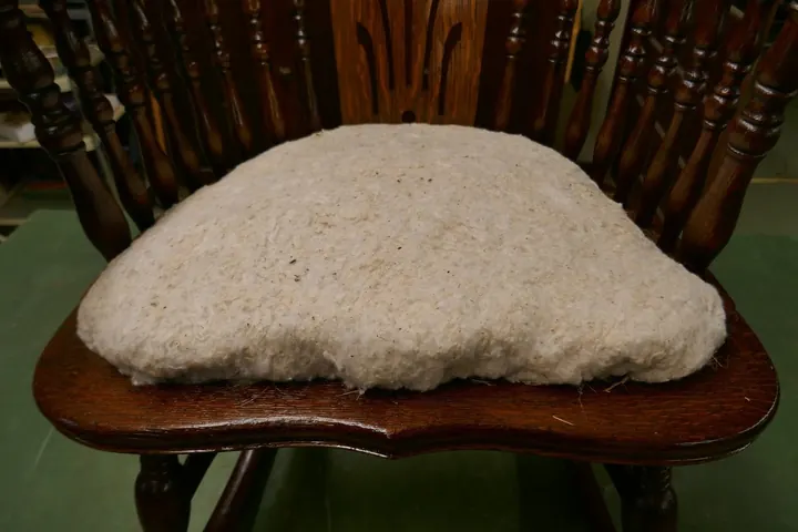 A layer of cotton batting.