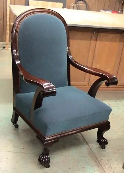 1910 Award-Winning Armchair, finished