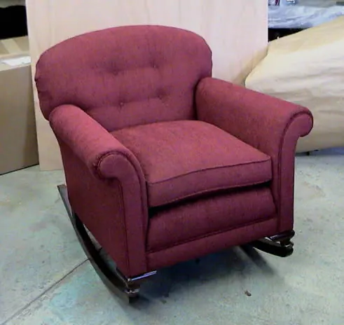 1930s Club Rocker, finished