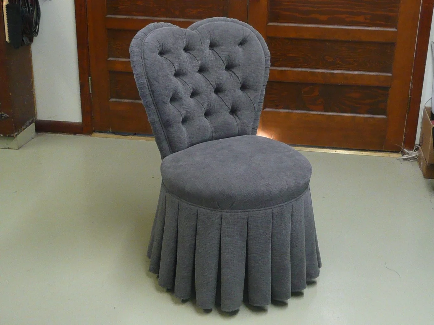 1950s Boudoir Chair, finished