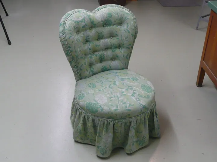 1950s Boudoir Chair, photo 1 of 7