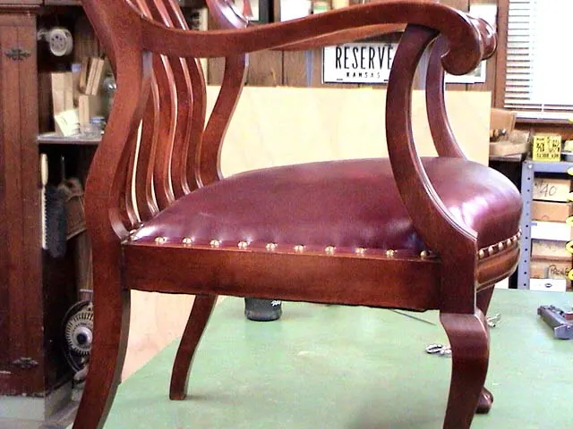 Horsehair and Leather Armchair, photo 1 of 2