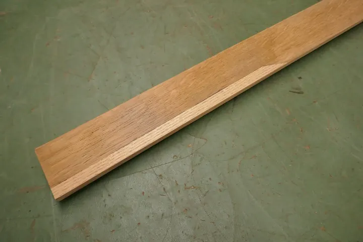 Sanded and ready for aniline dye.