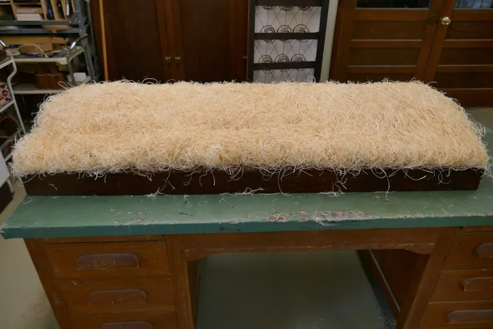 New wood wool.